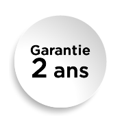 2 ans de garantie !