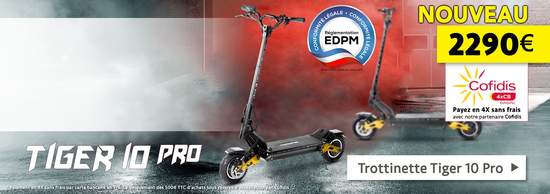 Trottinette Tiger 10 Pro
